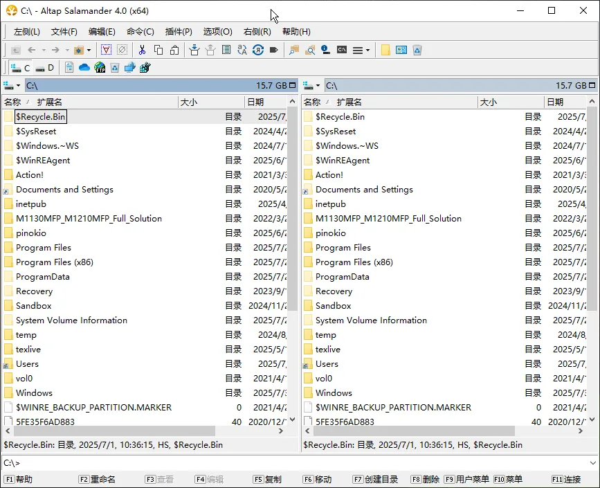 Altap Salamander：一款Windows双面板文件管理器，功能强大且高度可定制，支持压缩包浏览、FTP/SFTP及众多高级功能