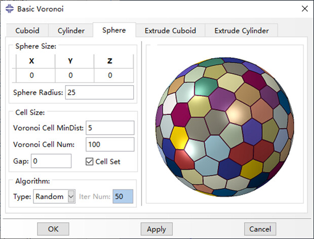 一个好用的Abaqus晶体塑性模型生成插件-Voronoi模型的图17