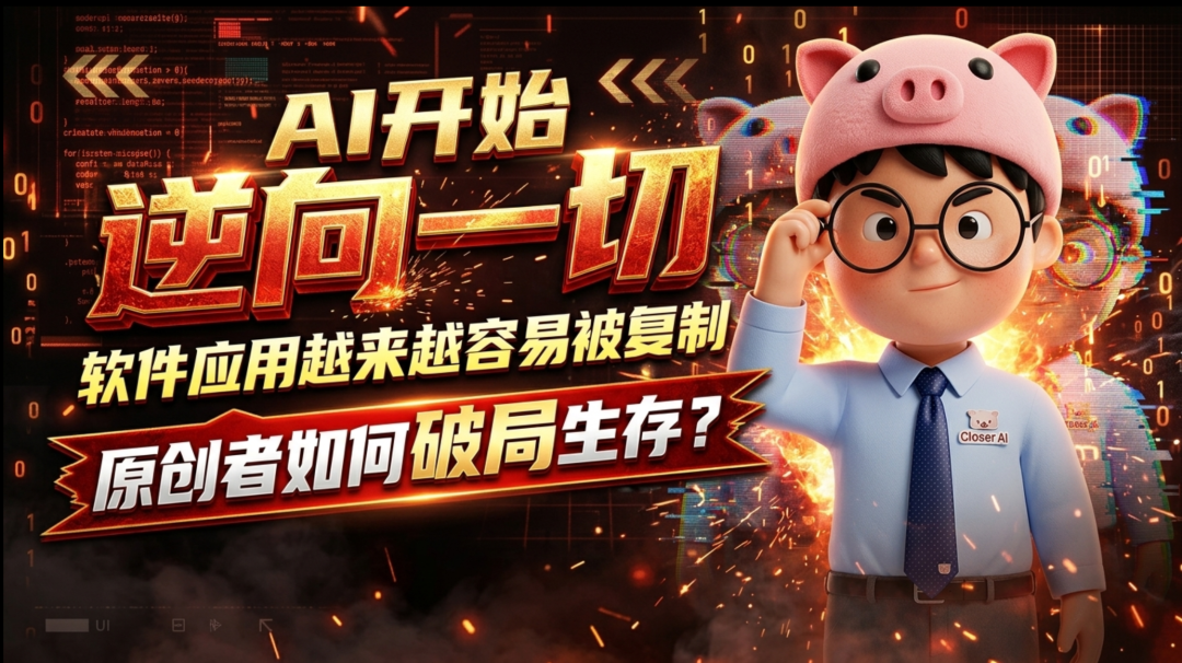 AI开始逆向一切：软件应用越来越容易被复制，原创者如何破局生存？