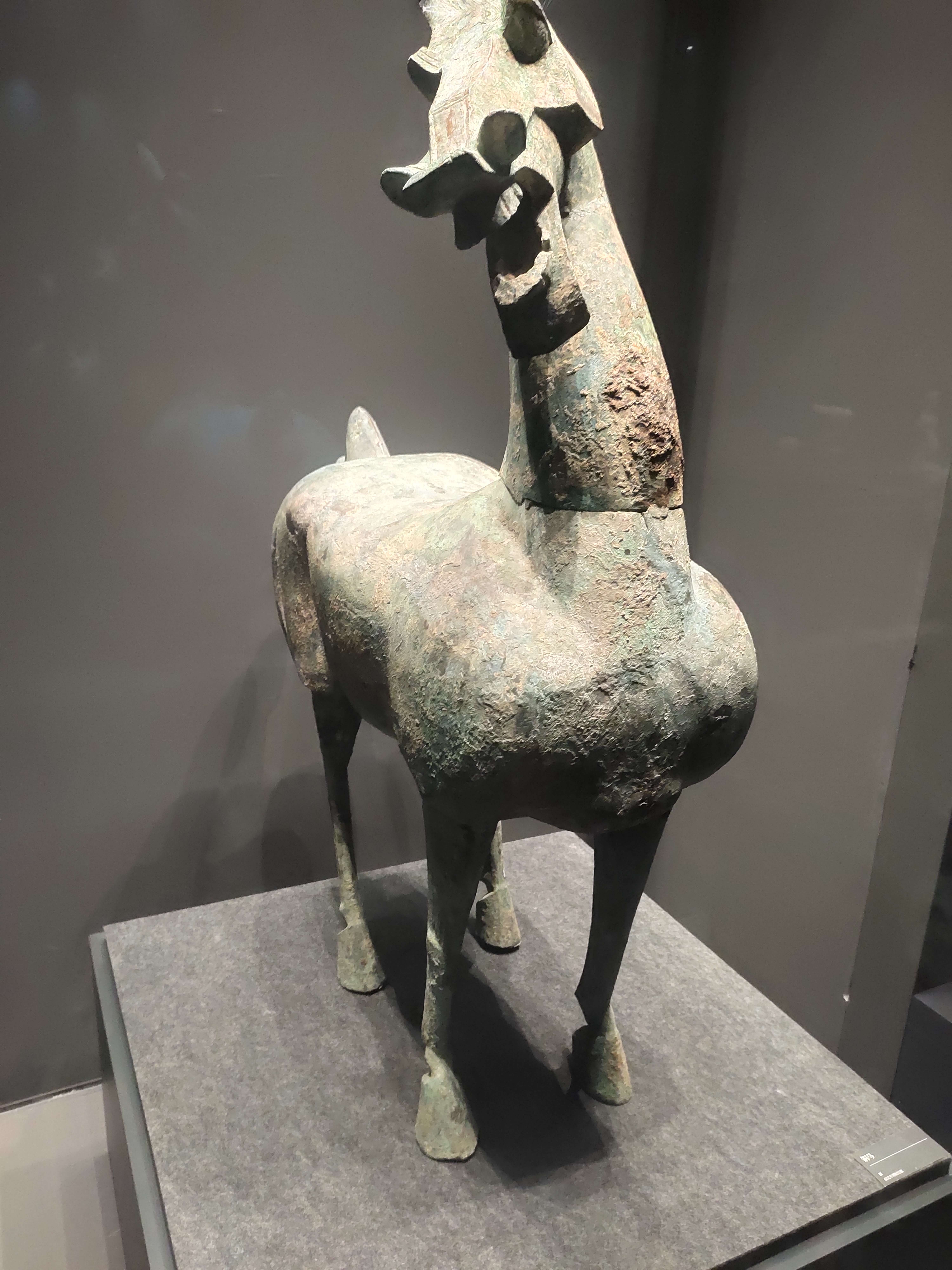 想学习的苏文风 的想法: 博物馆参观;保定古城,青铜马