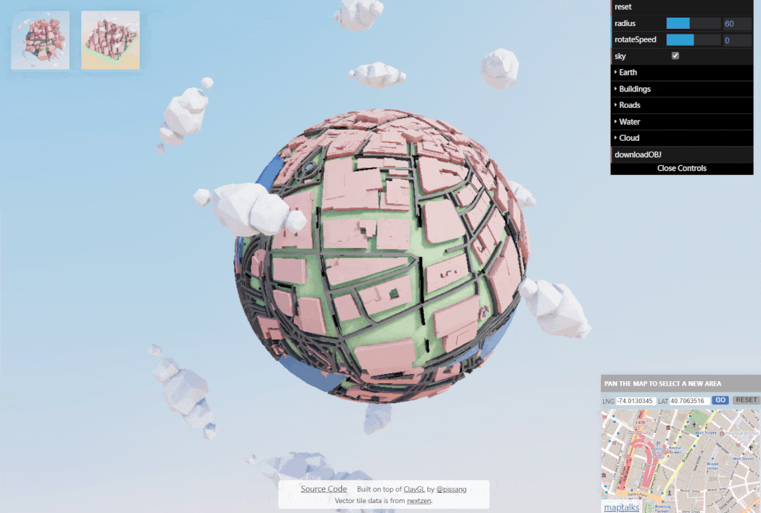 Little Big City -  3D 城市地图生成器|World资源社区