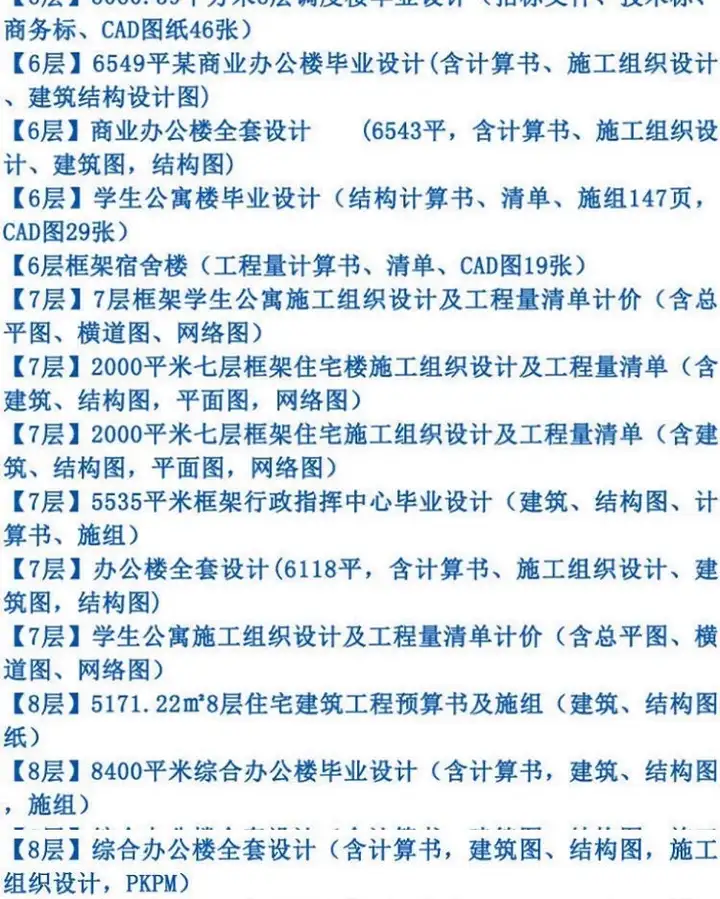 图片[25]-700+套6.88G土木工程毕业设计范本-开题报告计算书预算书建筑结构施工方案设计图纸【电商热销26】-暗冰资源网