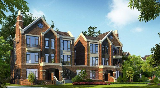 当代旭辉墅2015首个日光盘的别墅