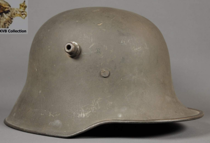 一战德国士兵的头盔普遍都带尖铁吗什么时候换成不带尖铁的了仅仅只有