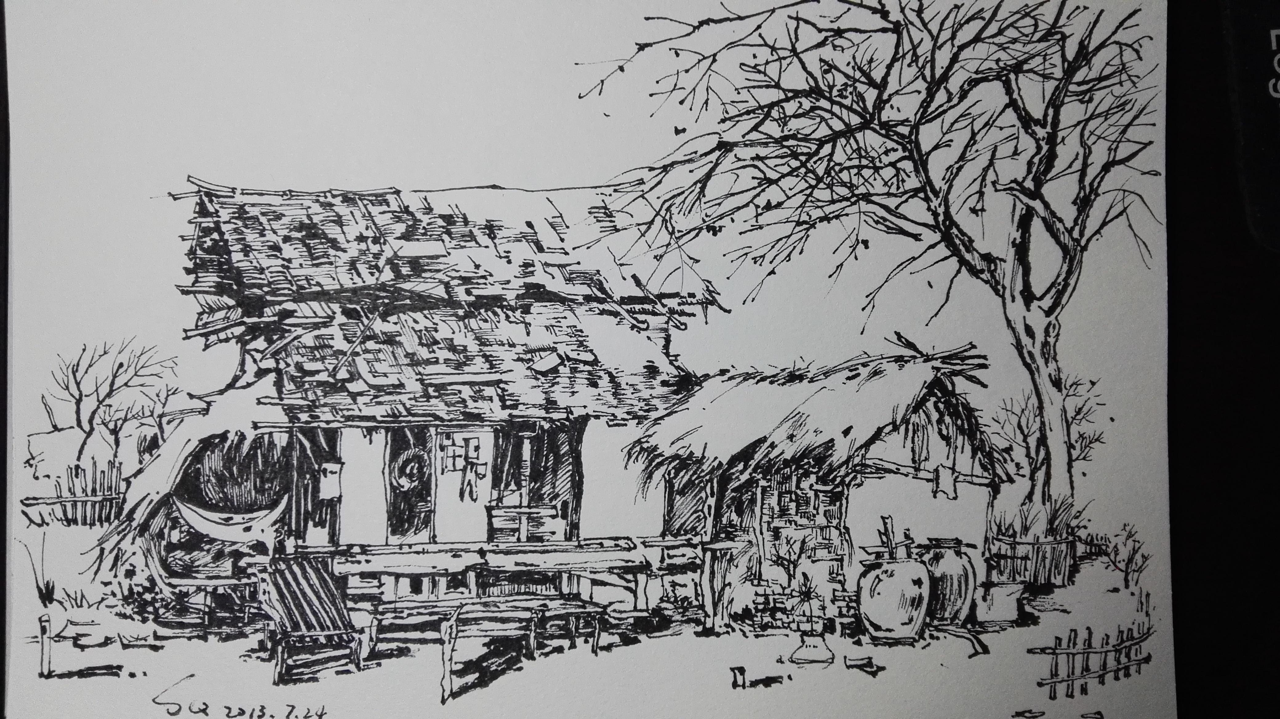 什么书比较适合初学者进行建筑钢笔画手绘线稿的临摹训练