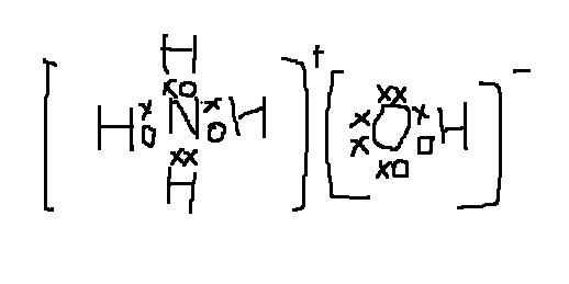 nh361h2o的电子式是什么?