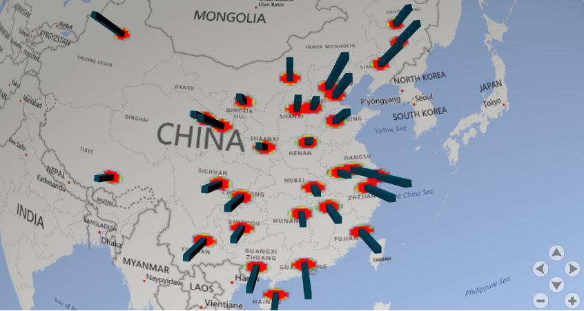 powerbidesktop里面的必应地图如何转换成中文