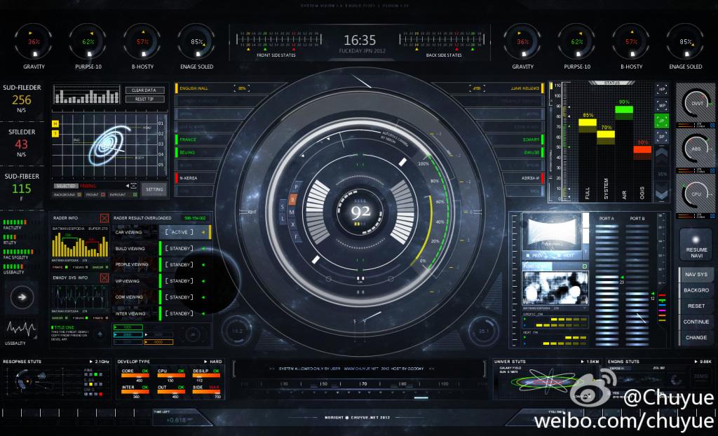 为什么科幻电影里见到的软件界面 (fui) 都是扁平化 (flat design)