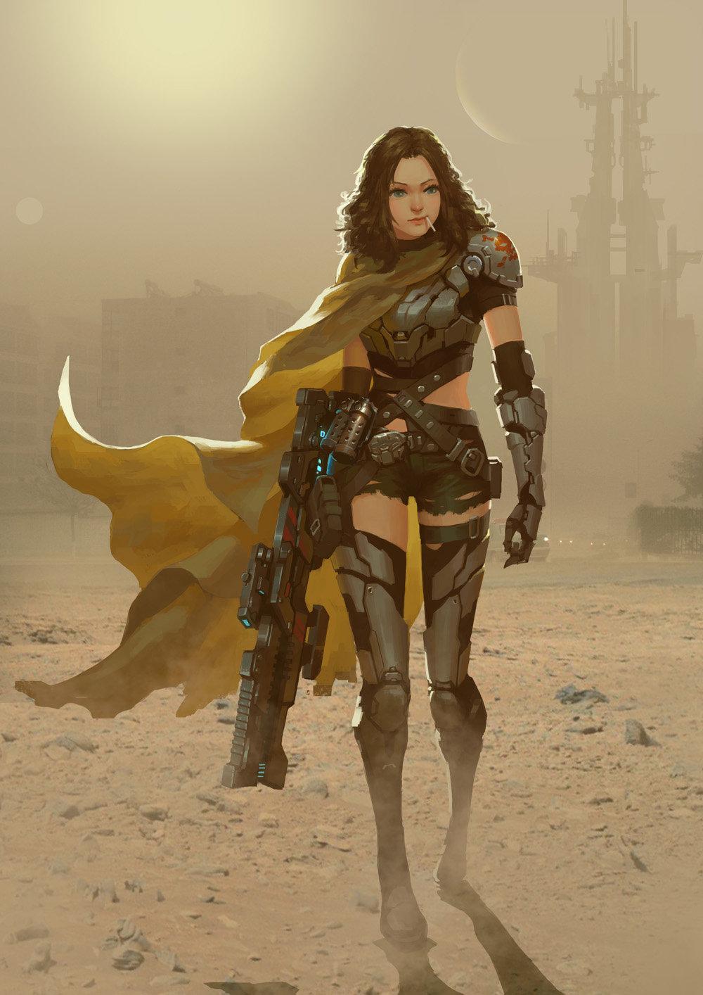 女性科幻风装甲如何设计