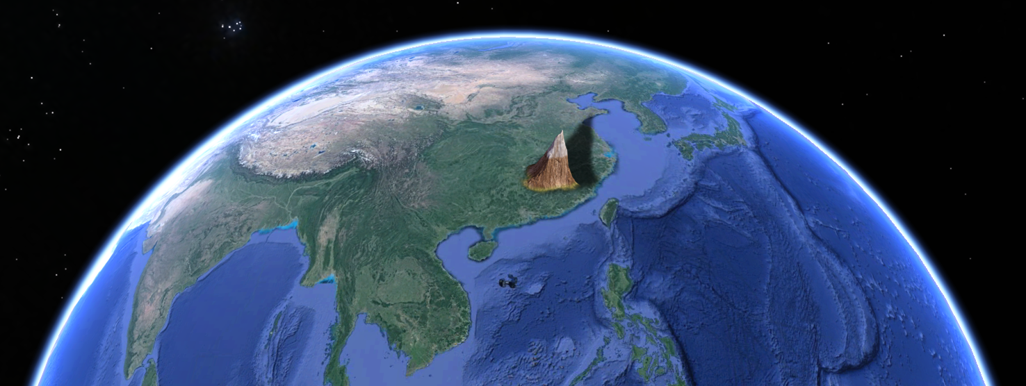 如果在地球上某处有一座高山,能够在月食的时候在月面上看到山的轮廓