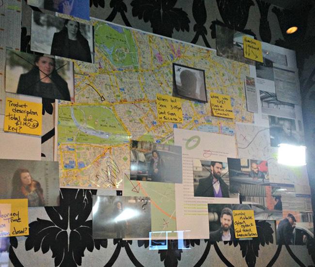 电视里整理线索时会把钉在墙上的资料用线连起来然后找到交汇点是什么