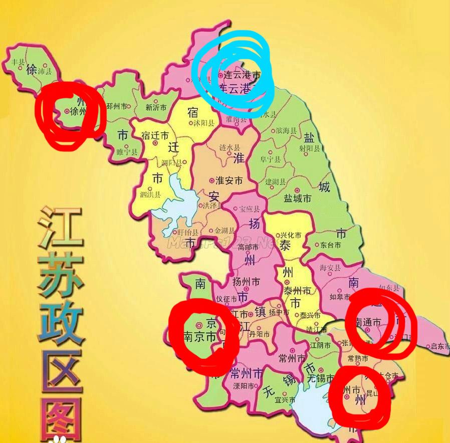 徐州交界地图图片