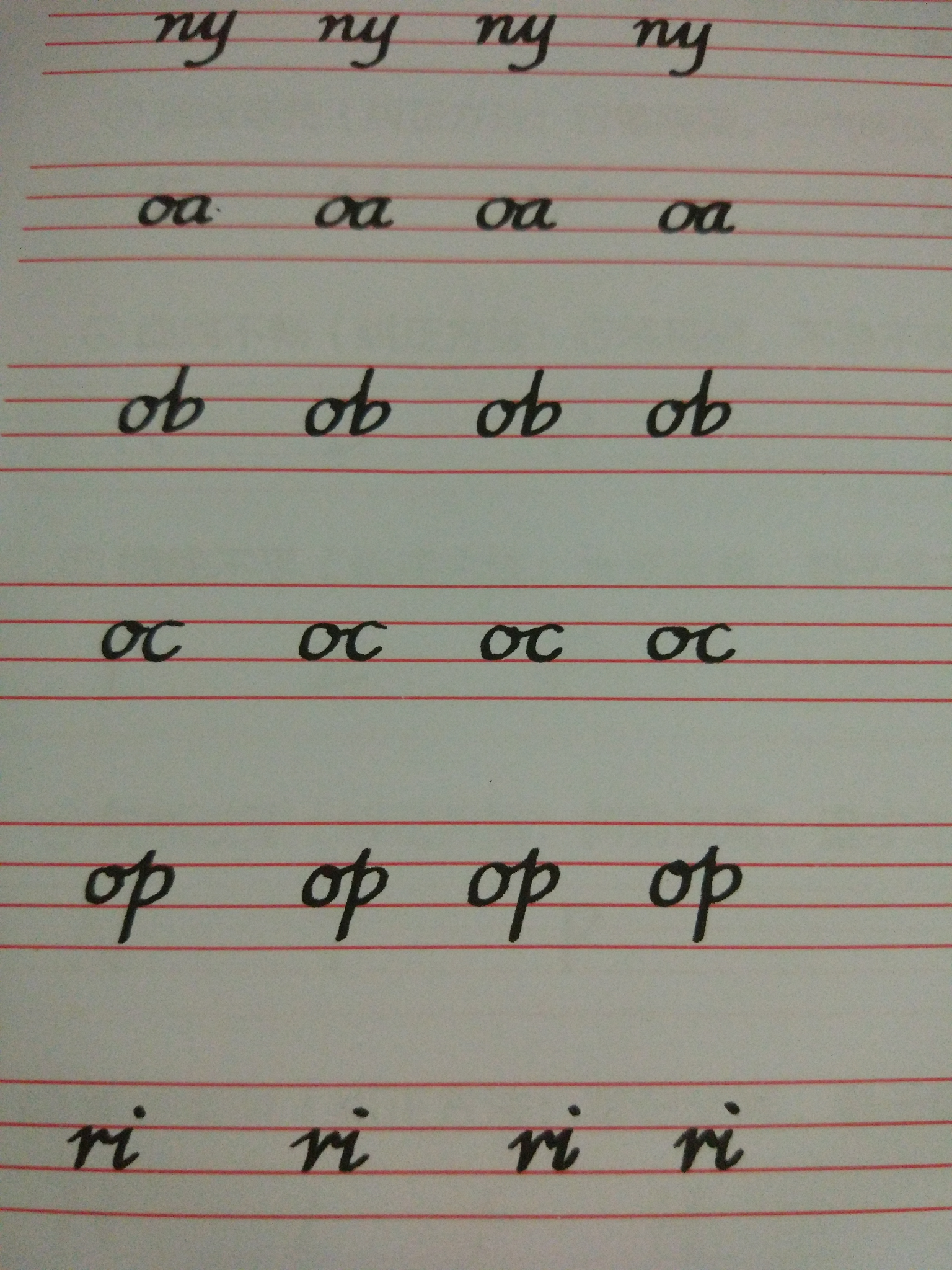 英语意大利体中oaoboc等o开头的连写要怎么写