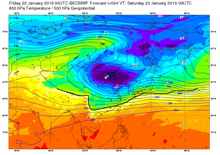 2016年初的北极涡旋南下有什么值得注意的地方为什么称之为世纪寒潮