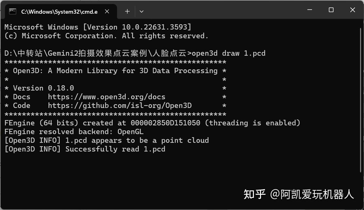 Open3D Windows Open3d windows