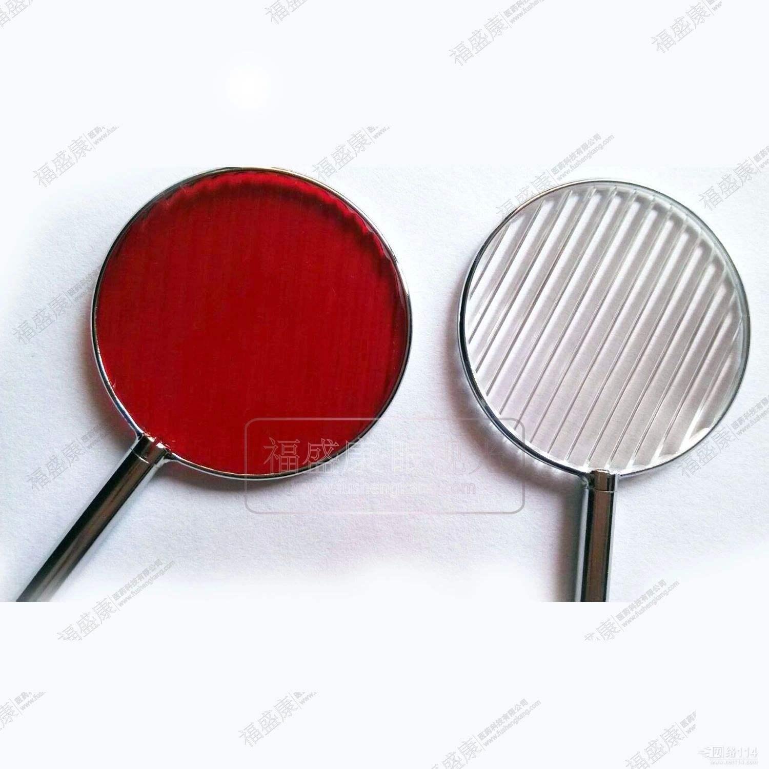 马式杆测隐斜时为什么偏振片有红有白? - 知乎