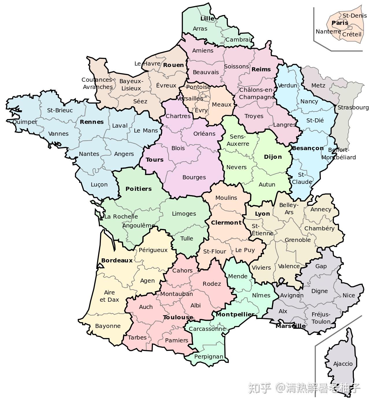 中世纪法国的城市与教区有什么区别