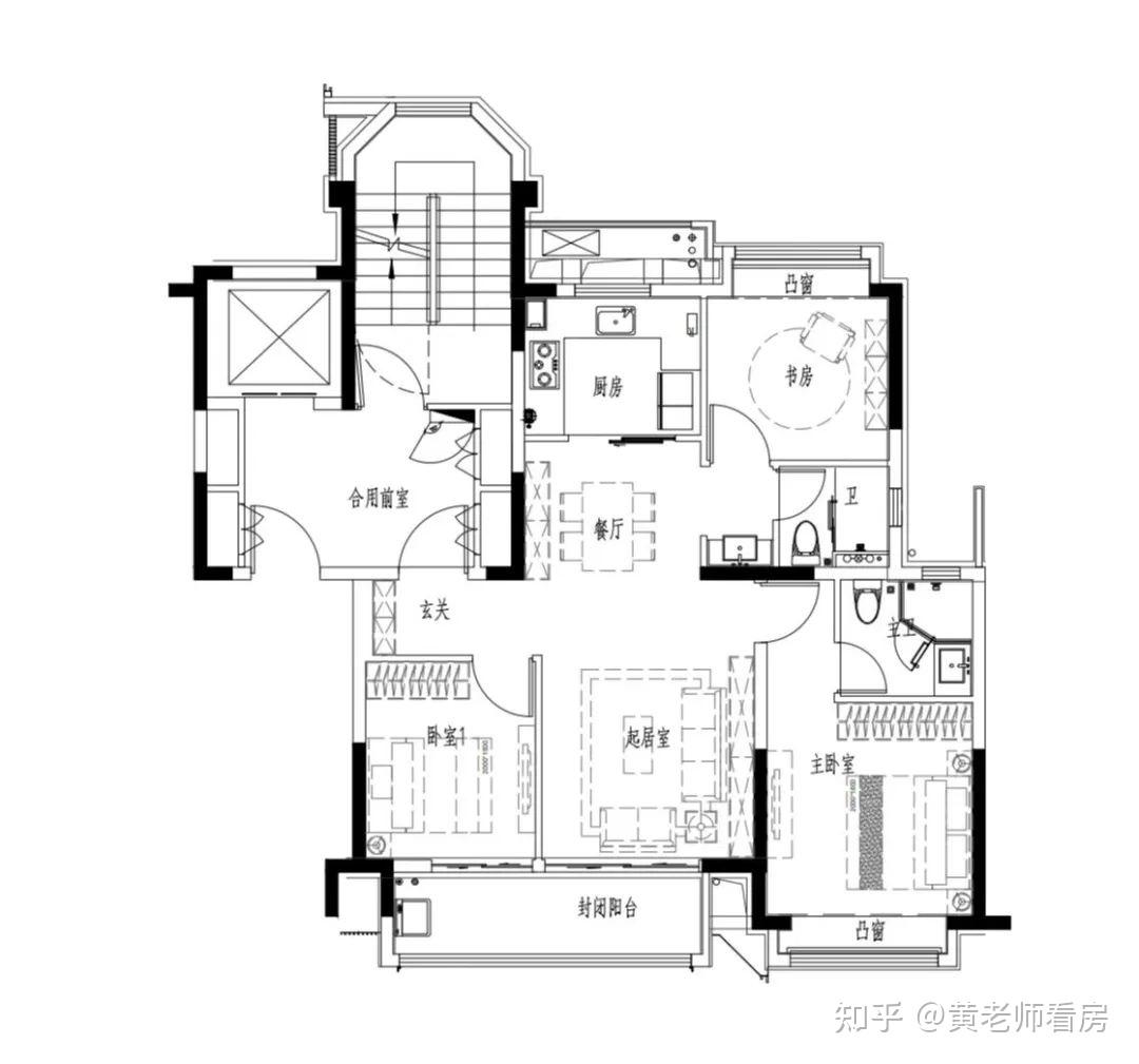 闵行古美「华发古美华府」户型图独家首发!建面约107-145㎡3-4房 - 知乎