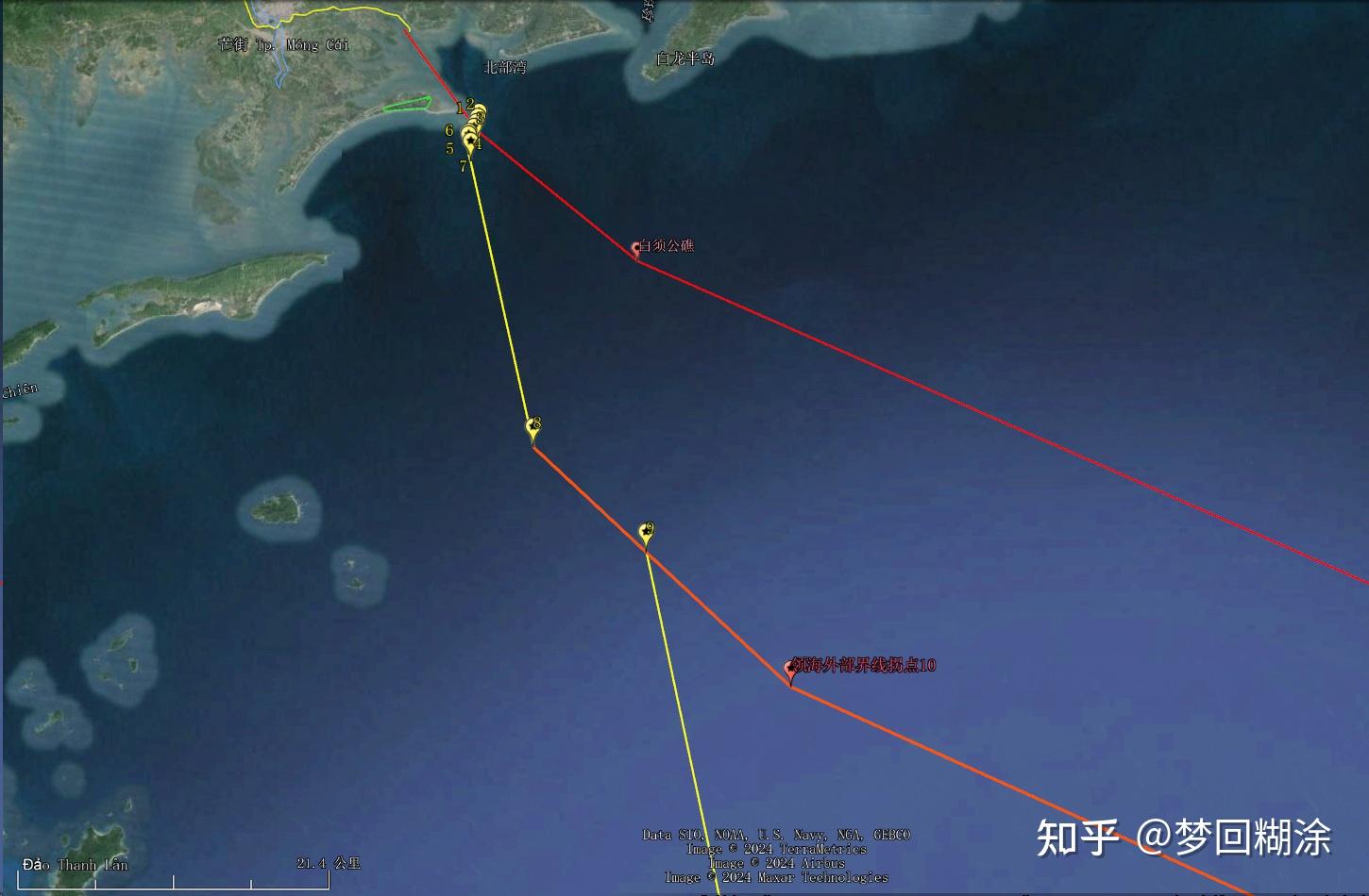 【北部湾北部领海线地图】 - 知乎