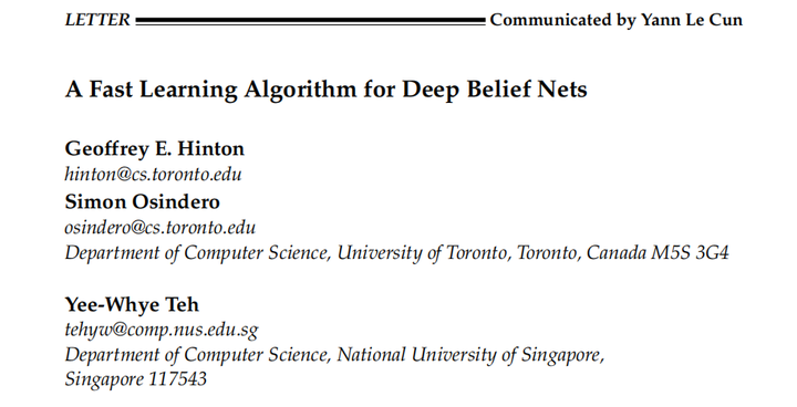 深度学习经典论文分析（二） A Fast Learning Algorithm For Deep Belief Nets 知乎