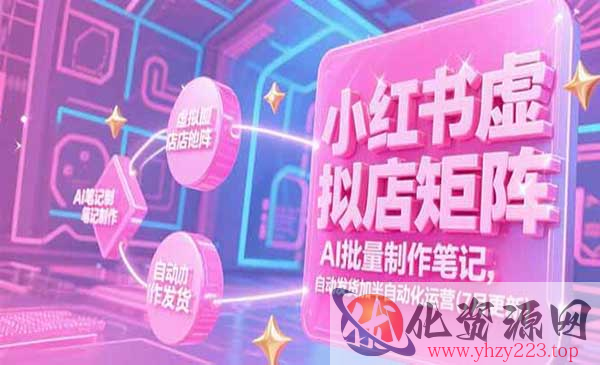 小红书AI虚拟店矩阵_wwz