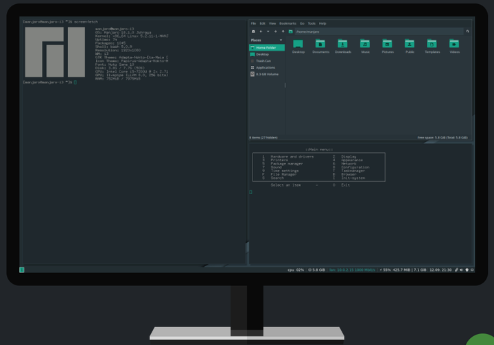 Manjaro i3 使用整理「自用」 知乎