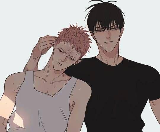 有没有old先的漫画《19天》里面贺天和莫关山的高清壁纸或者头像?