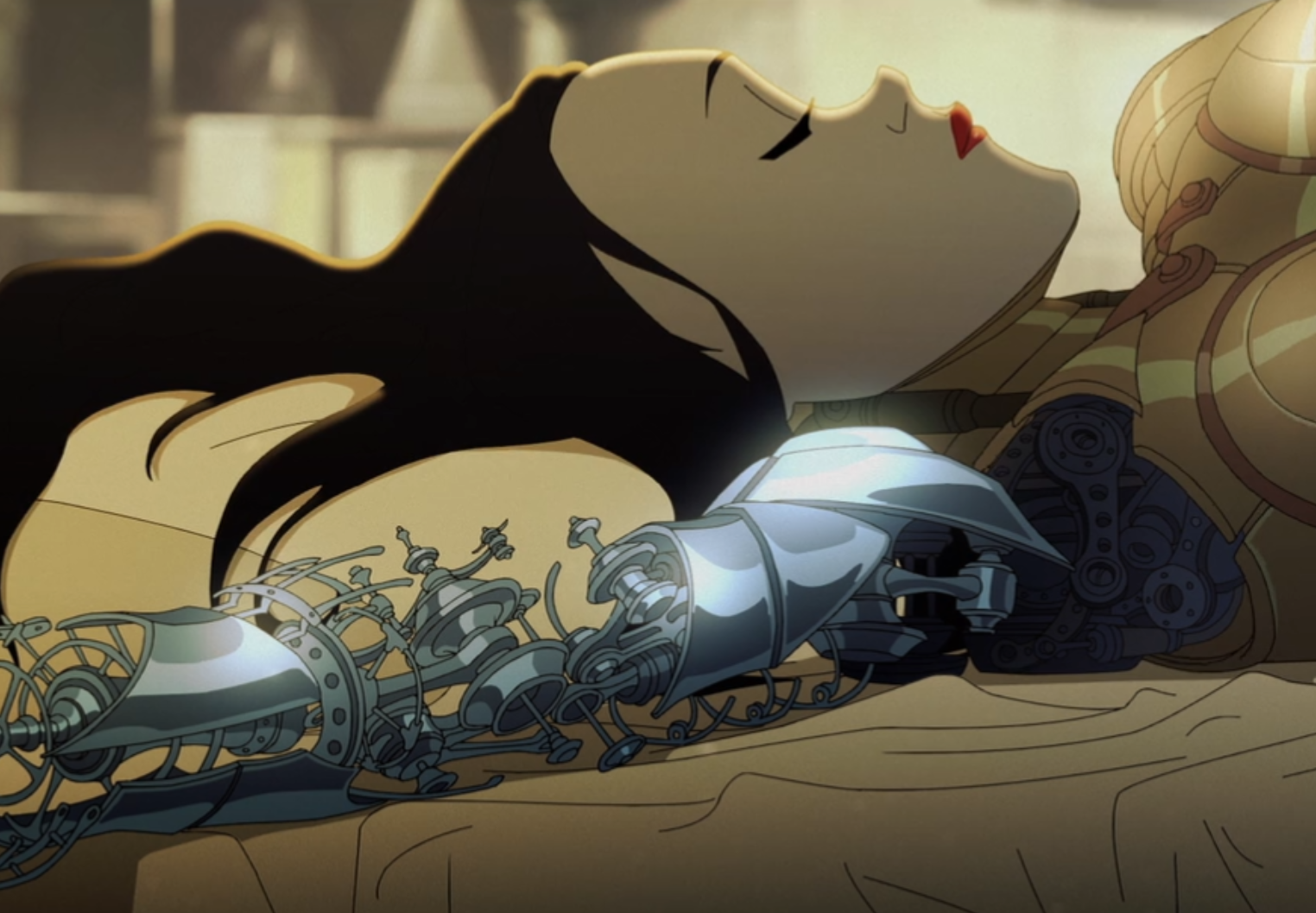 最近流行的爱死机当中的狐狸精,其实就是蒸汽朋克混搭赛博朋克的设计