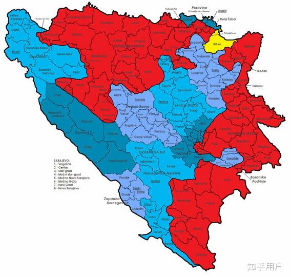 波黑为什么分为“穆克联邦”和“塞族共和国”两个政治实体? - 知乎