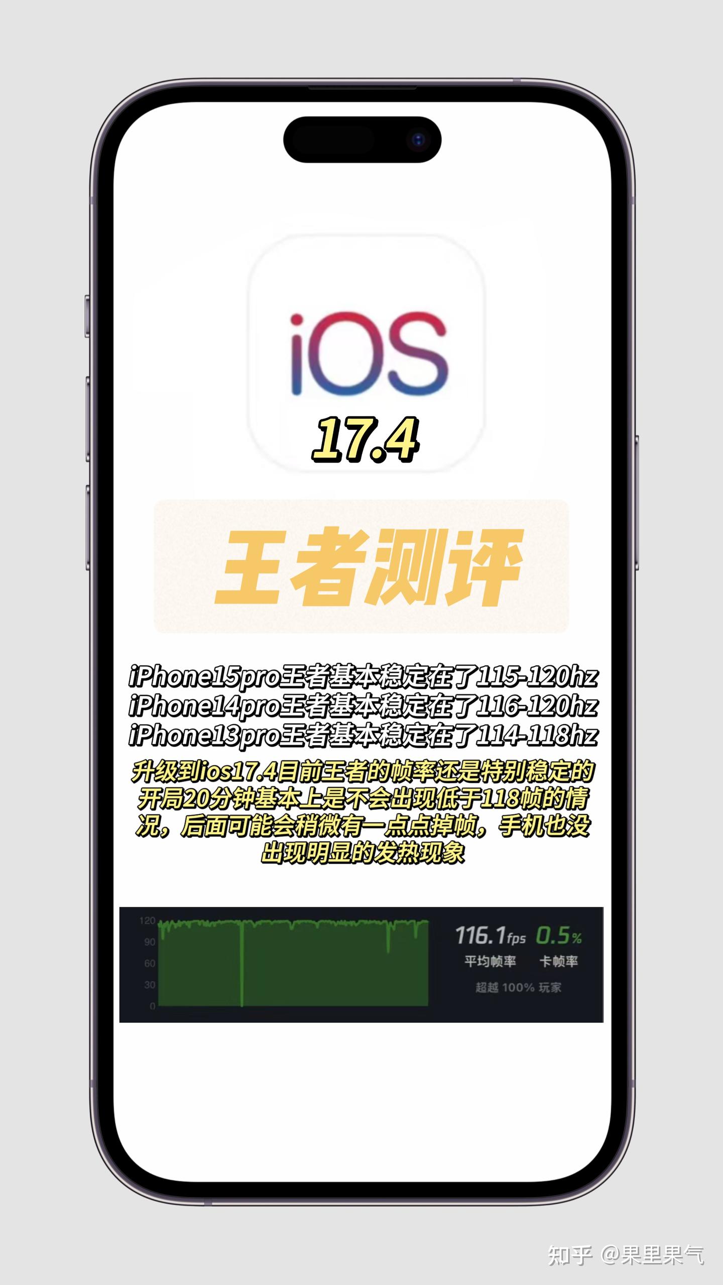 ios17.4游戏帧率终于稳定了，太香了 - 知乎
