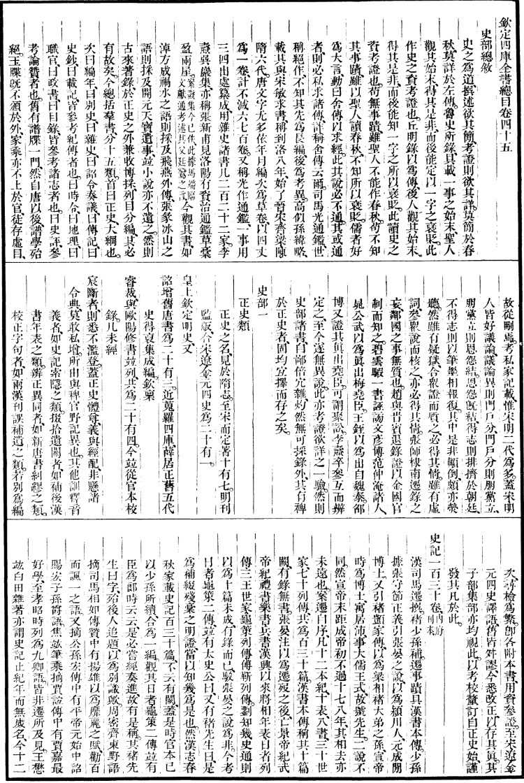 中华书局影印本《四库全书总目》一页篇幅——花了两天时间细读了一遍