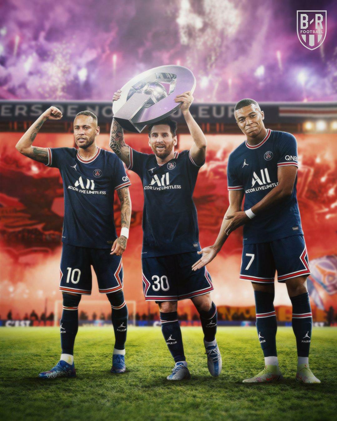 21-22 赛季法甲巴黎圣日耳曼 1:1 朗斯重夺法甲冠军,梅西世界波,如何