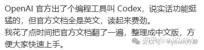 全网疯传！吴恩达新发布的 CodeX 中文使用手册！真的太全了 - 知乎