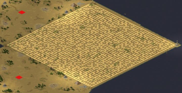 红警地图迷宫地图5张新手的希望不再惧怕冷酷电脑xd