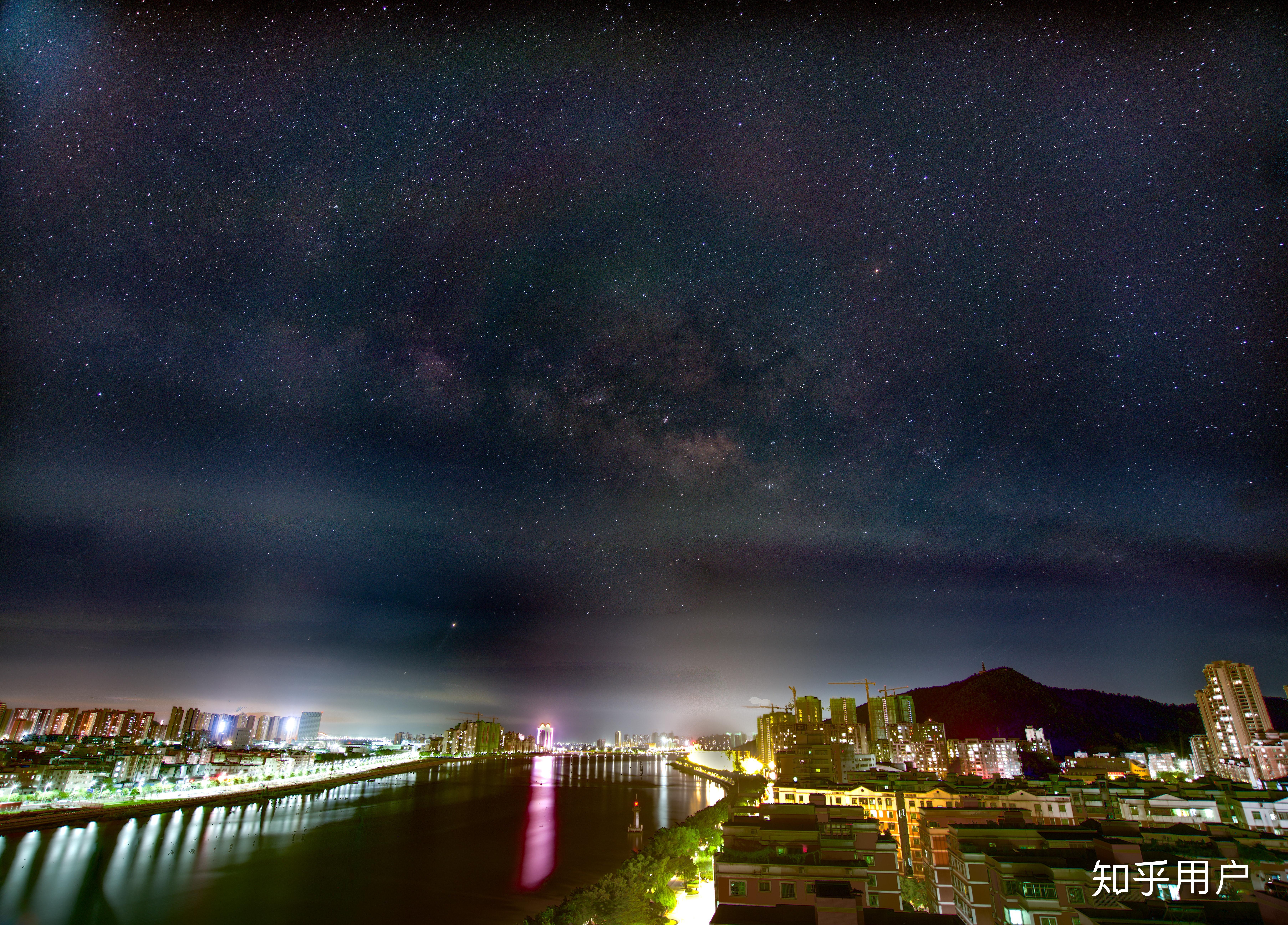 光害等级5可以拍出银河吗?