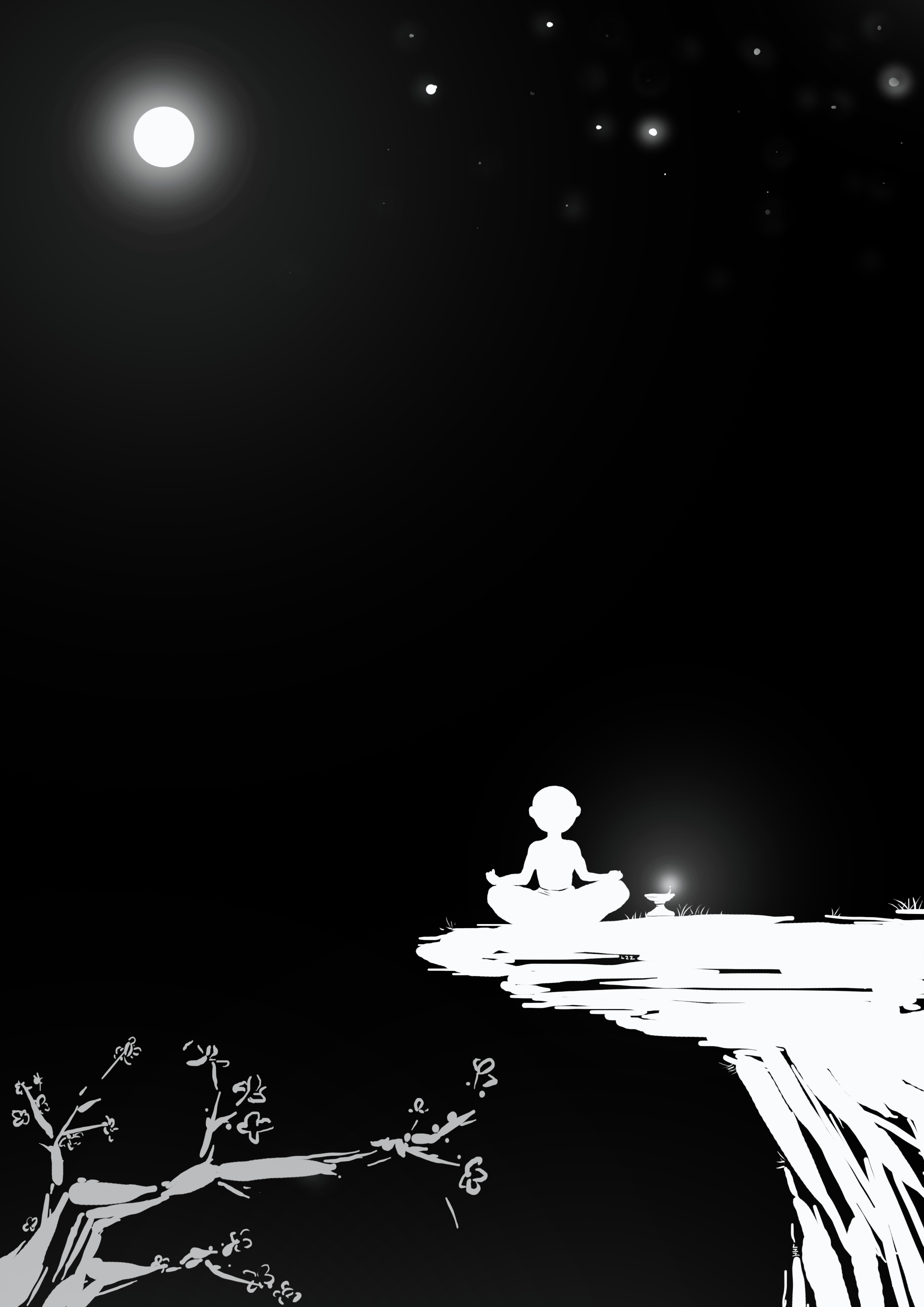 有哪些适合做手机壁纸的黑底色图片? - 知乎