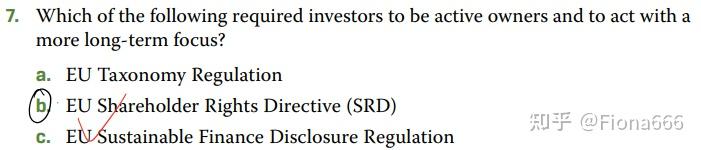 CFA-ESG中EU Shareholder Rights Directive（SRD）提到的active owners是什么？ - 知乎
