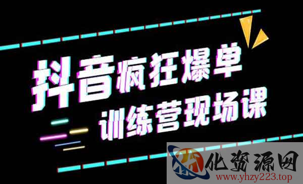 《短视频疯狂爆单训练营》直播带货+实战案例_wwz