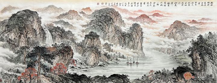 中国画山水——叶大隐老师作品为你展现国画之美- 知乎
