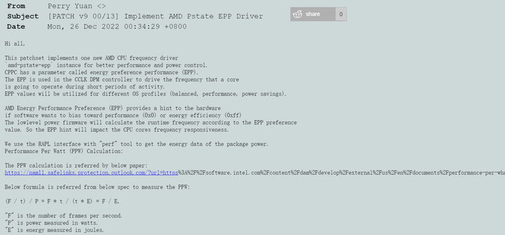 AMD 发布 P-State EPP v9 驱动，有望在 Linux 6.3 合并 - 知乎