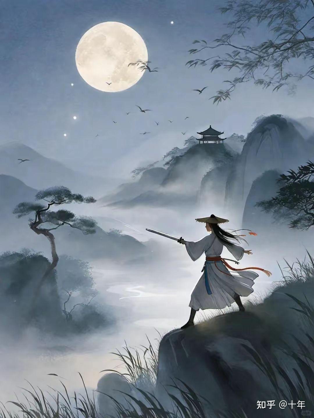 有哪些描写"侠骨柔情,江湖路遥"的诗词?