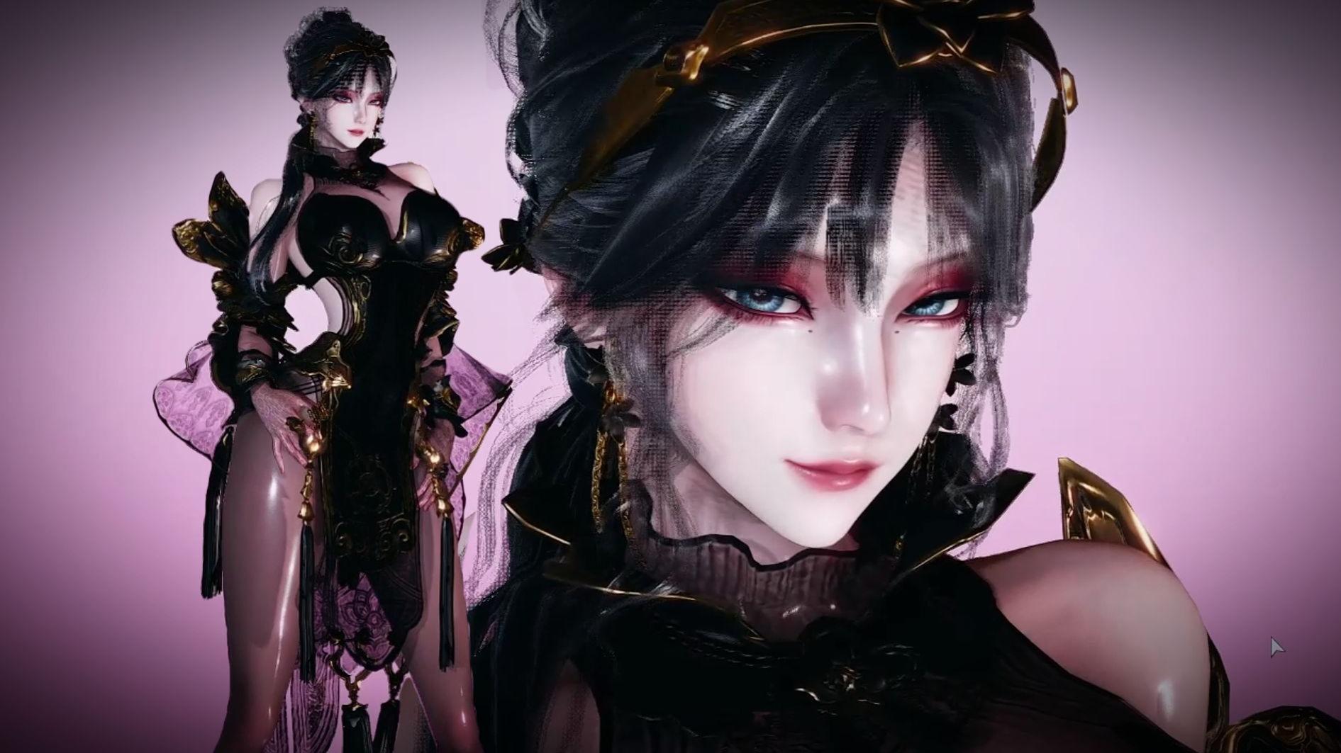 黑色沙漠-兰 雪舞花，hs2人物卡