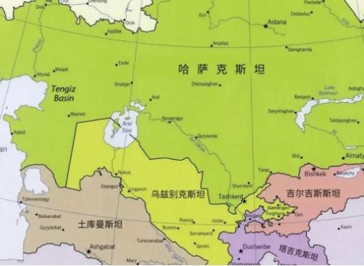中亚五国中,为何哈萨克斯坦与乌兹别克斯坦,两国边界是直线的? - 知乎