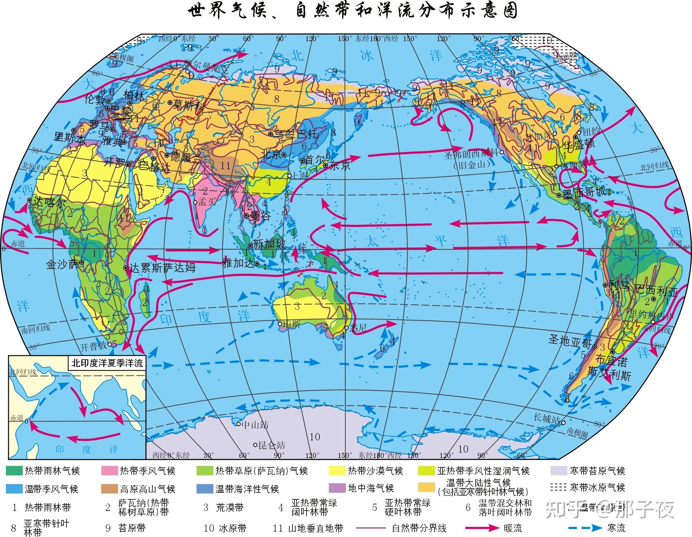 热带分界线地图图片