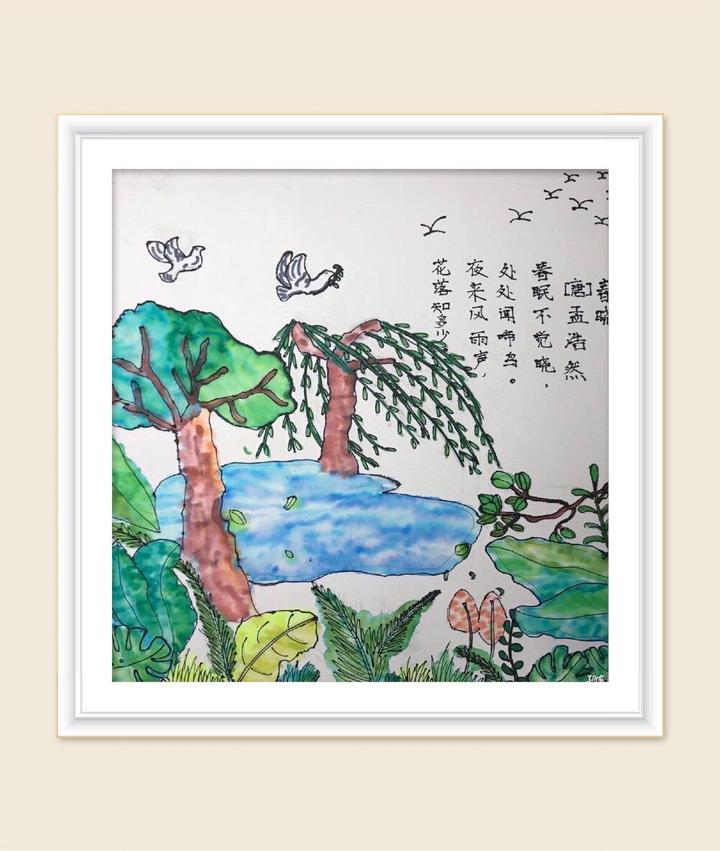 诗配画 | 古诗“画”出来！孩子们的第一堂古诗绘画启蒙课来啦！ - 知乎