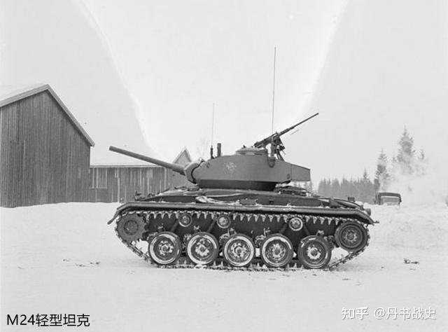NM-116坦克歼击车,挪威魔改的M24霞飞轻型坦克 - 知乎