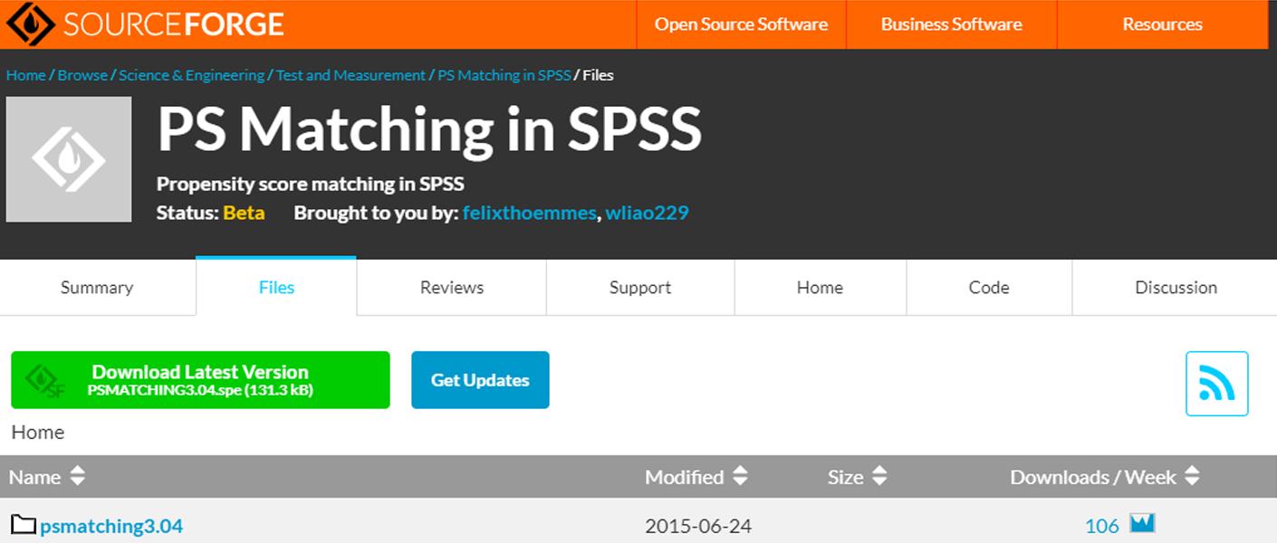 Ps matching spss 1 n 