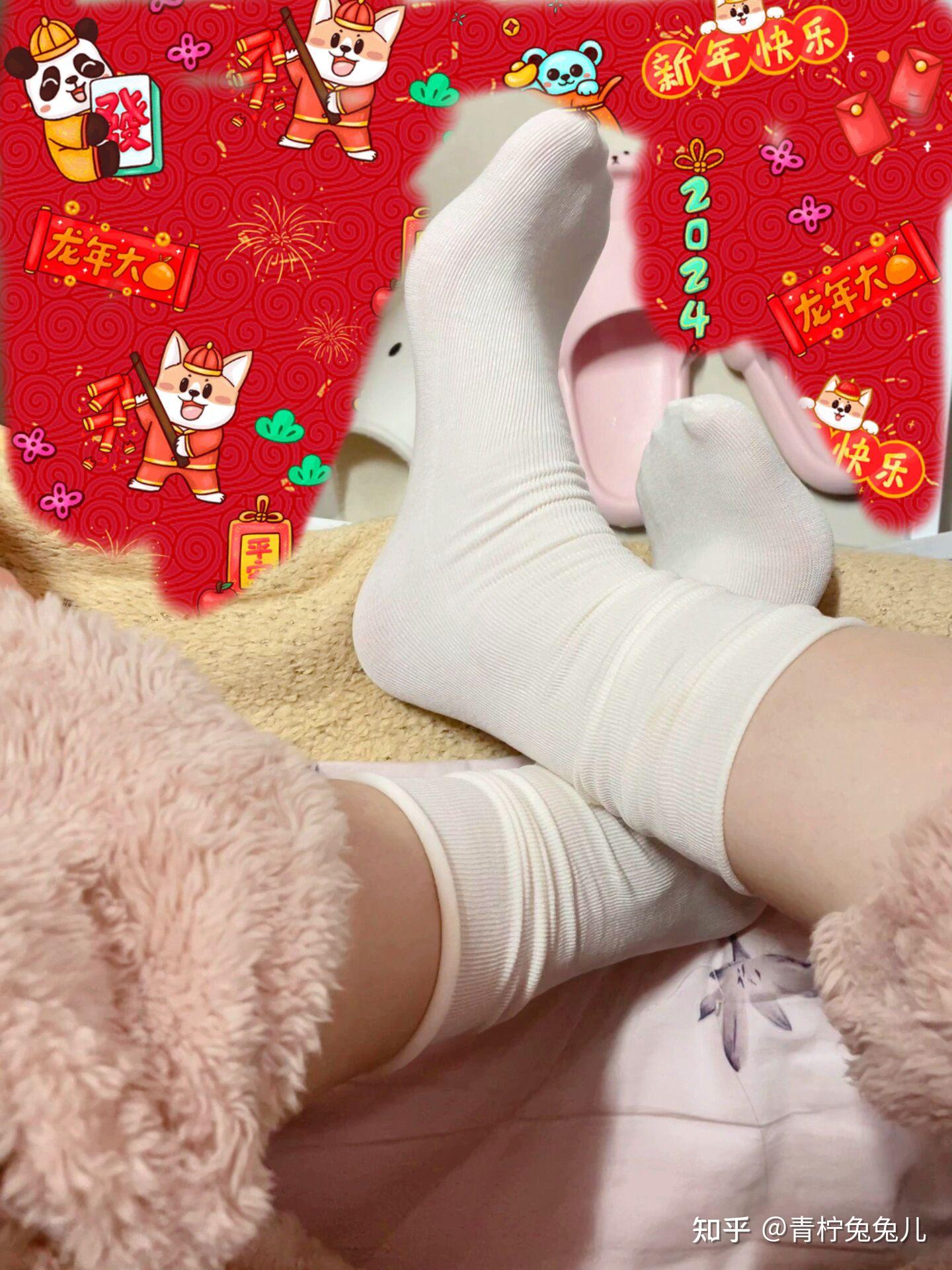 女生穿短白袜有多好看?