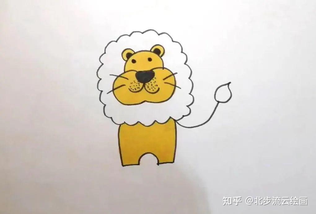 儿童画教程:小狮子,认识狮子与绘画技巧 - 知乎