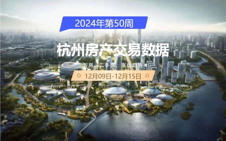 杭州楼市第 50 周:新房微跌、二手骤降、涨价乏力 - 知乎